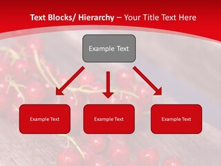 A Bunch Of Red Berries Sitting On Top Of A Wooden Table PowerPoint Template