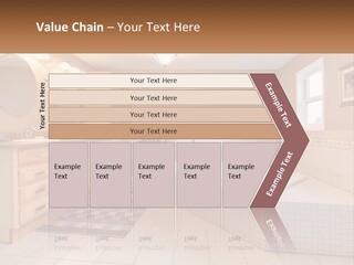 A Bath Room With A Bath Tub A Sink And A Mirror PowerPoint Template