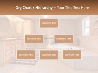 A Bath Room With A Bath Tub A Sink And A Mirror PowerPoint Template