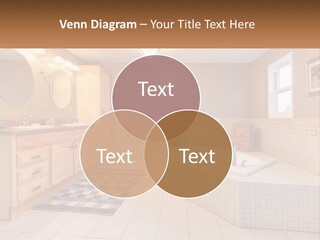 A Bath Room With A Bath Tub A Sink And A Mirror PowerPoint Template