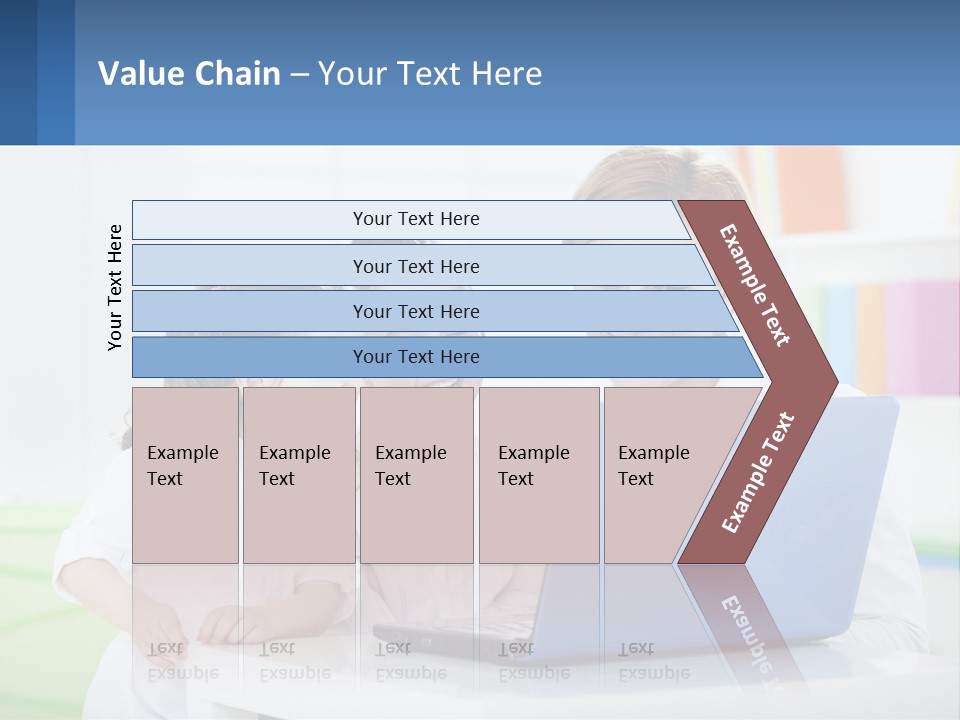 A Woman And Two Children Looking At A Laptop PowerPoint Template