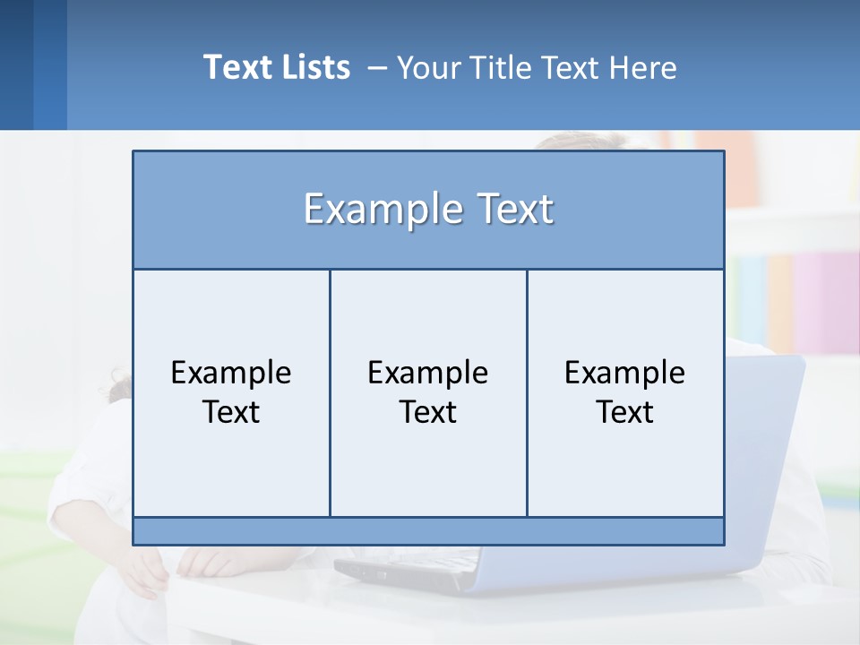 A Woman And Two Children Looking At A Laptop PowerPoint Template