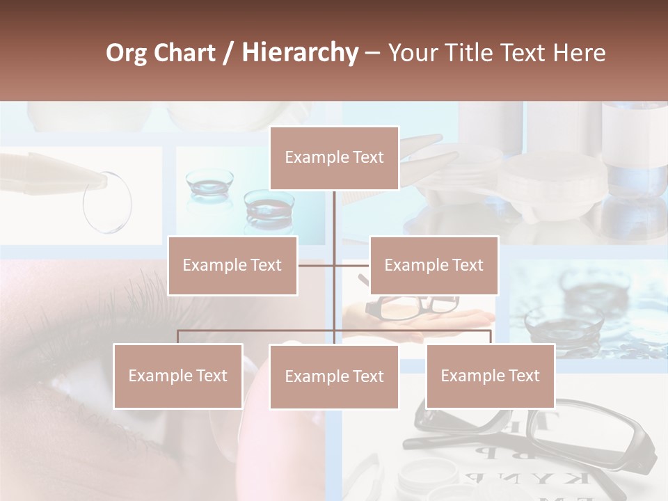 A Collage Of Different Types Of Eyeglasses PowerPoint Template