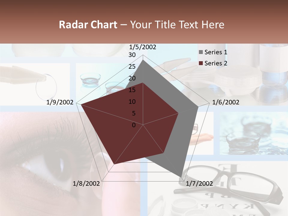 A Collage Of Different Types Of Eyeglasses PowerPoint Template