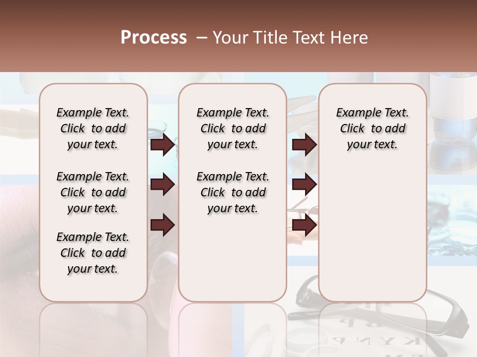 A Collage Of Different Types Of Eyeglasses PowerPoint Template