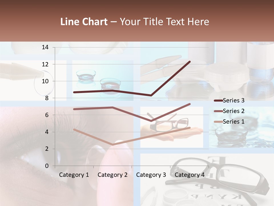 A Collage Of Different Types Of Eyeglasses PowerPoint Template