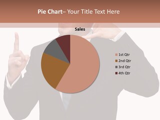 A Man In A Suit Giving A Thumbs Up PowerPoint Template