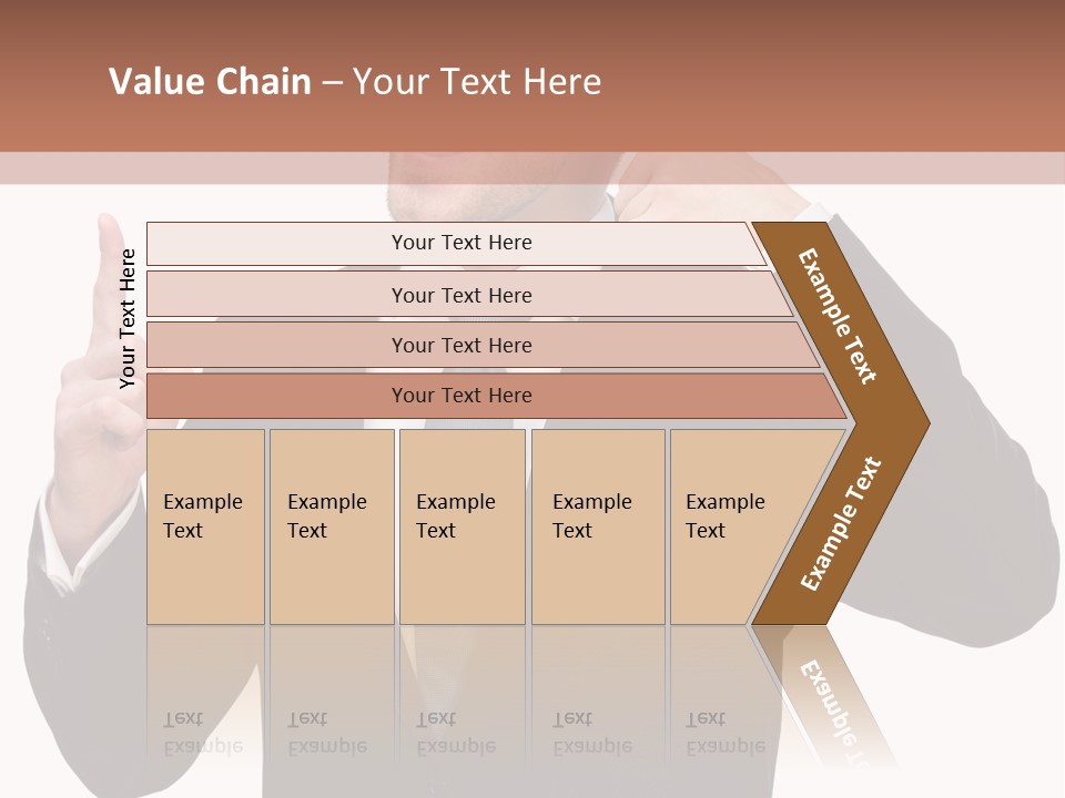 A Man In A Suit Giving A Thumbs Up PowerPoint Template