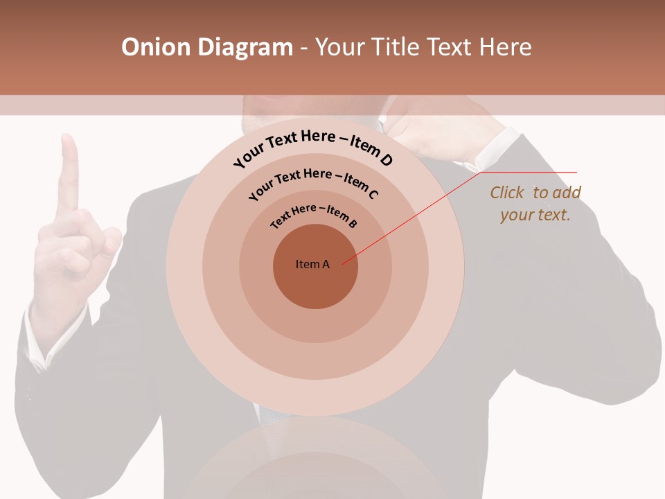 A Man In A Suit Giving A Thumbs Up PowerPoint Template