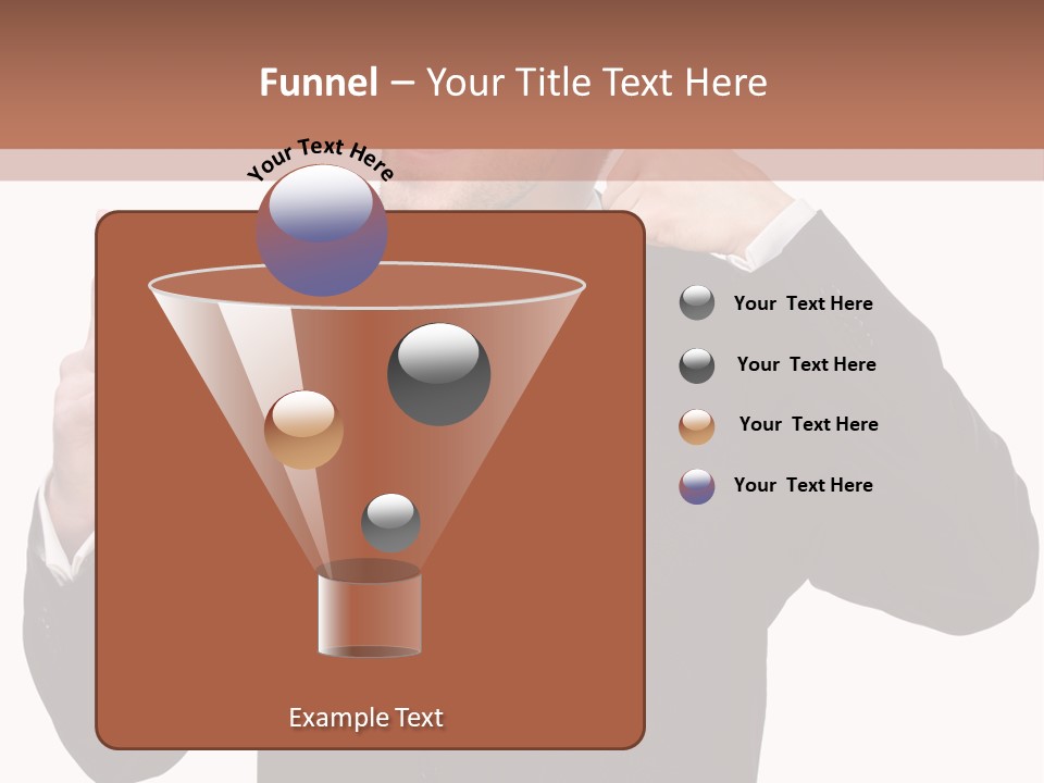 A Man In A Suit Giving A Thumbs Up PowerPoint Template