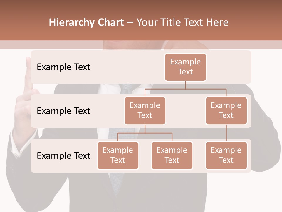 A Man In A Suit Giving A Thumbs Up PowerPoint Template