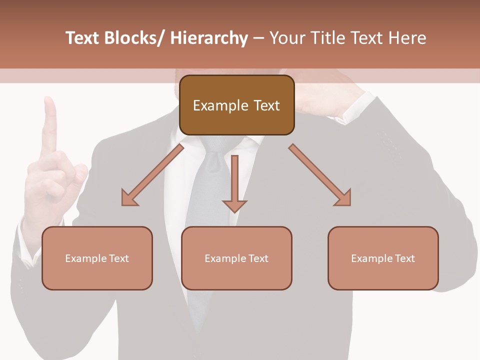 A Man In A Suit Giving A Thumbs Up PowerPoint Template