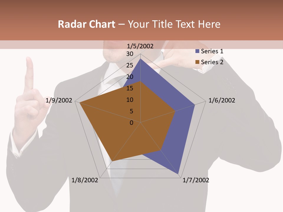 A Man In A Suit Giving A Thumbs Up PowerPoint Template