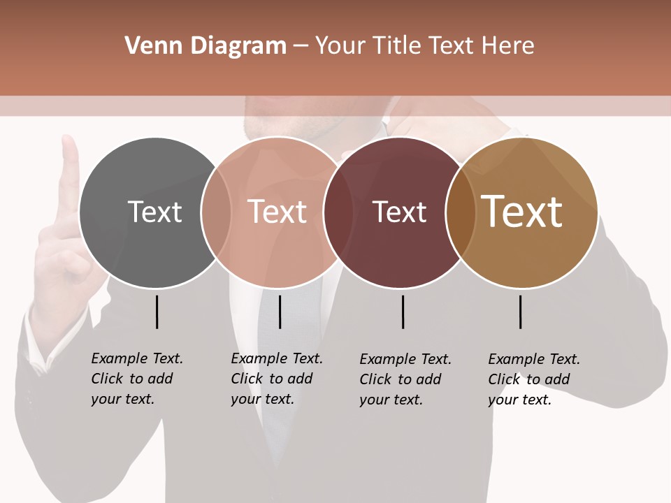 A Man In A Suit Giving A Thumbs Up PowerPoint Template