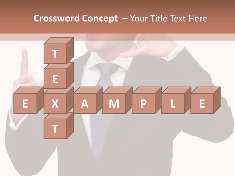 A Man In A Suit Giving A Thumbs Up PowerPoint Template