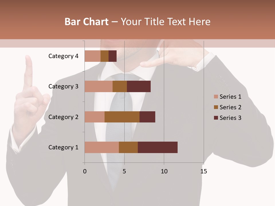 A Man In A Suit Giving A Thumbs Up PowerPoint Template