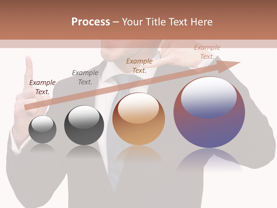A Man In A Suit Giving A Thumbs Up PowerPoint Template