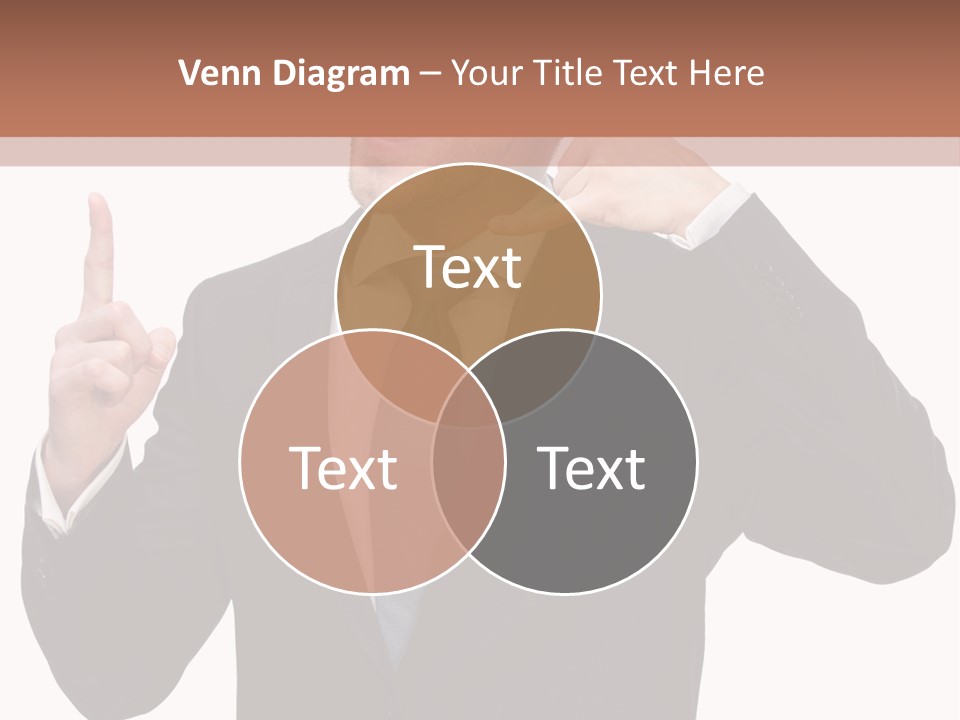 A Man In A Suit Giving A Thumbs Up PowerPoint Template