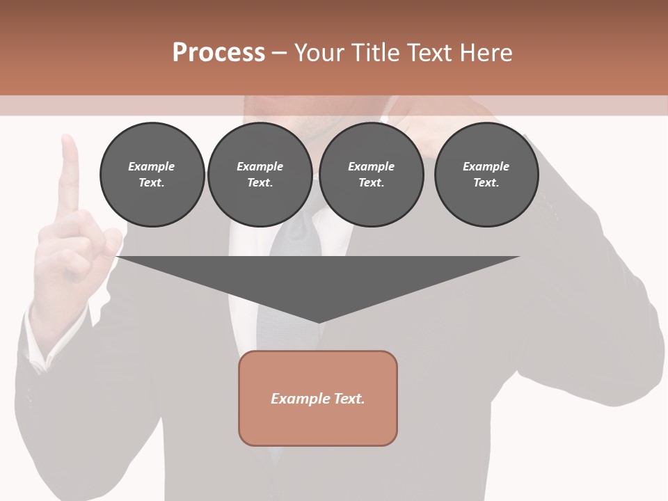 A Man In A Suit Giving A Thumbs Up PowerPoint Template