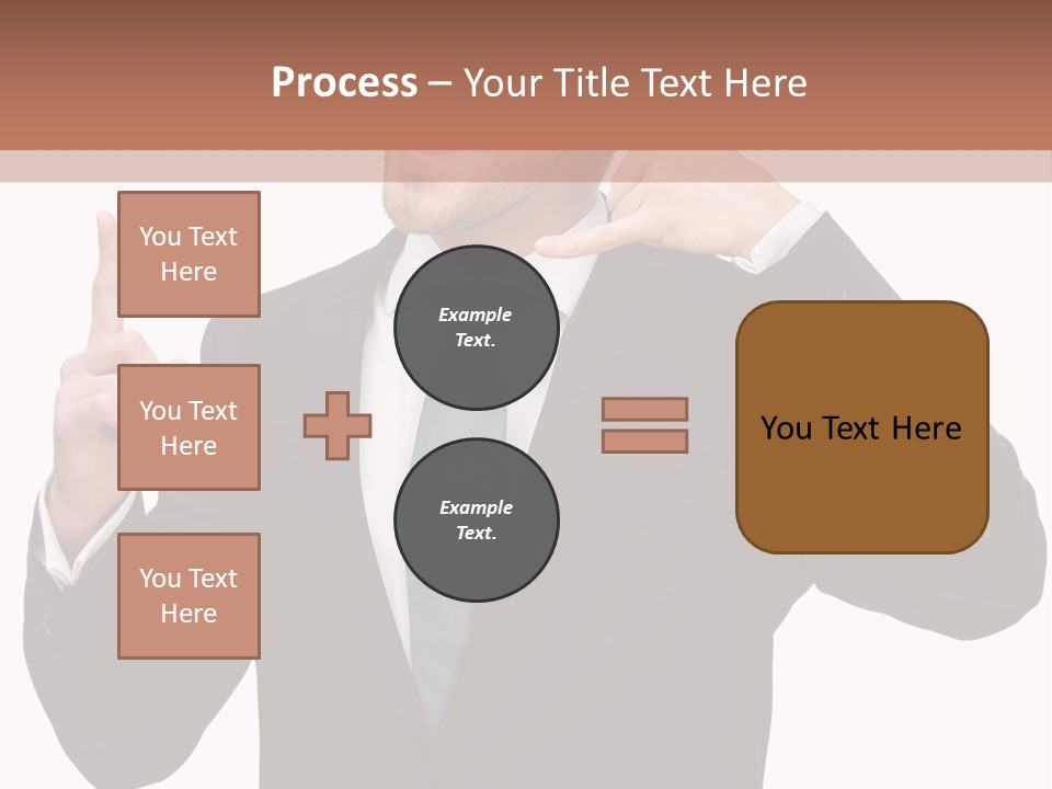 A Man In A Suit Giving A Thumbs Up PowerPoint Template