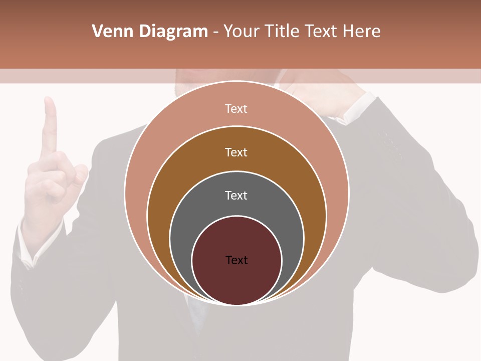 A Man In A Suit Giving A Thumbs Up PowerPoint Template
