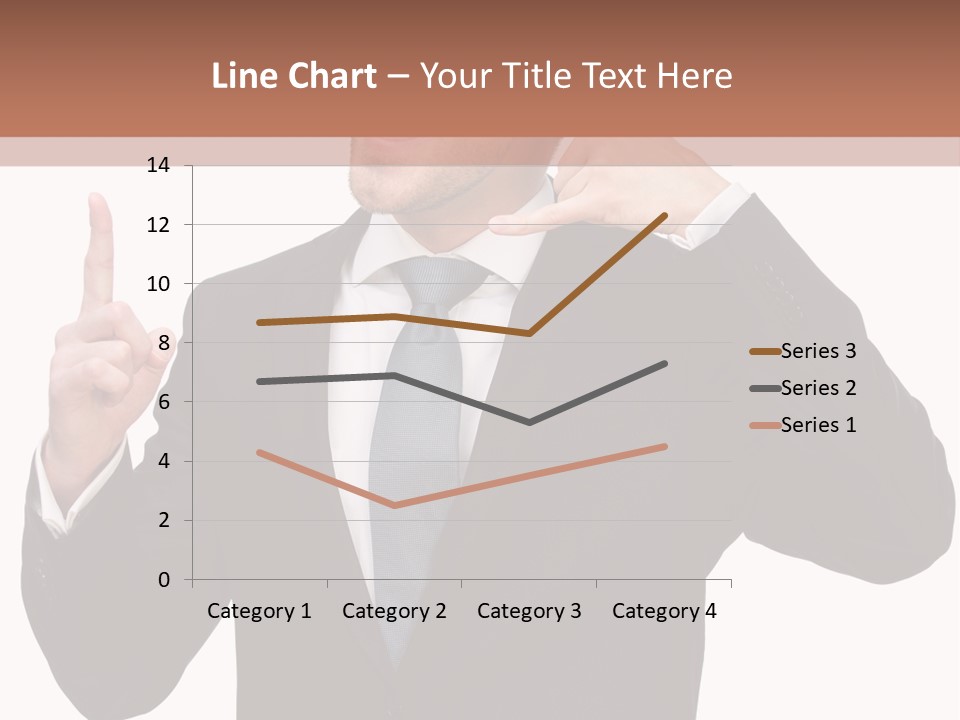 A Man In A Suit Giving A Thumbs Up PowerPoint Template