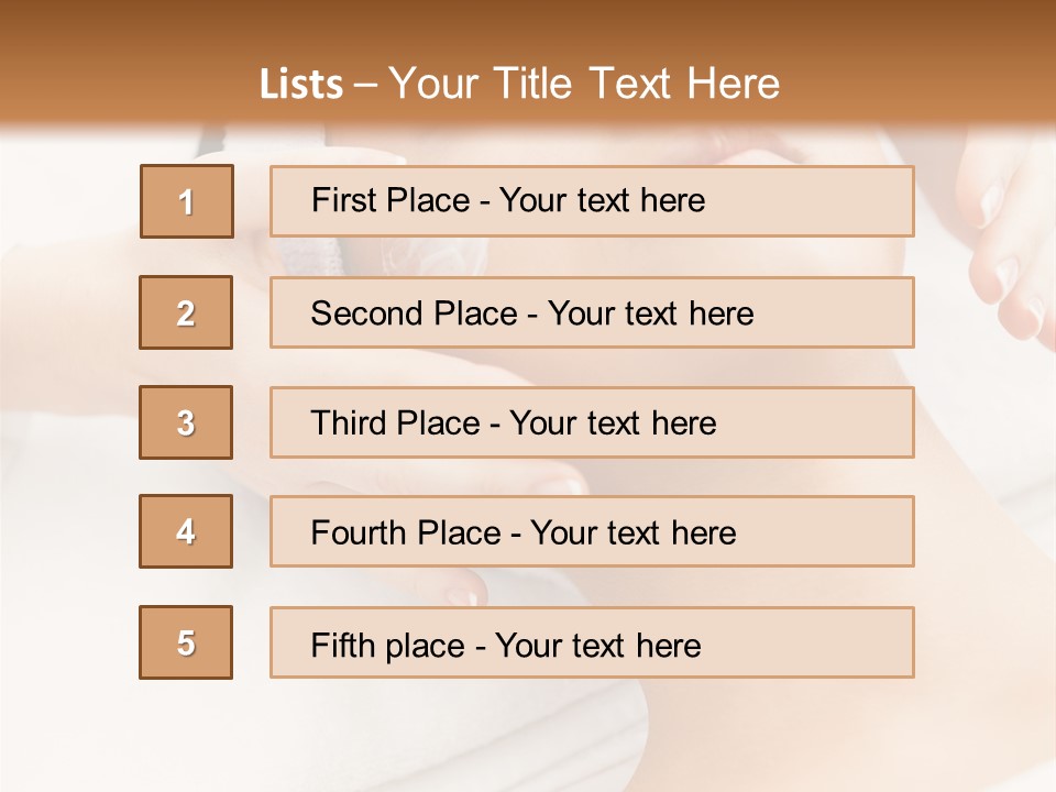 A Woman Getting A Facial Mask On Her Face PowerPoint Template