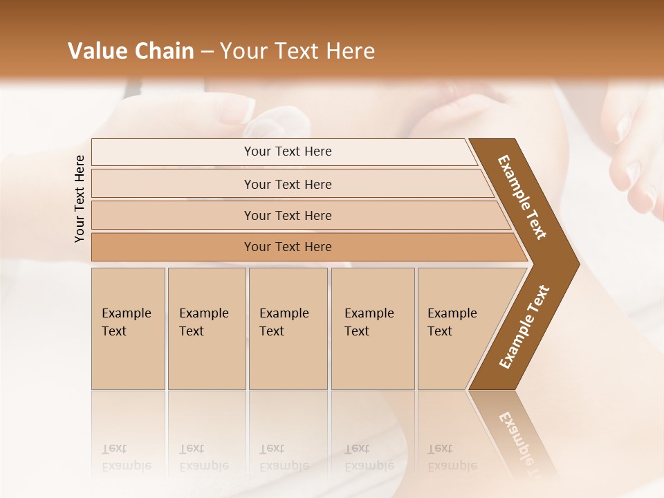 A Woman Getting A Facial Mask On Her Face PowerPoint Template