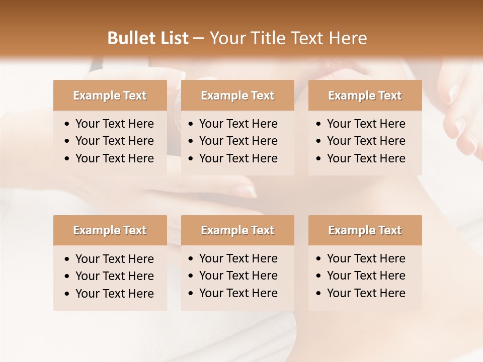 A Woman Getting A Facial Mask On Her Face PowerPoint Template