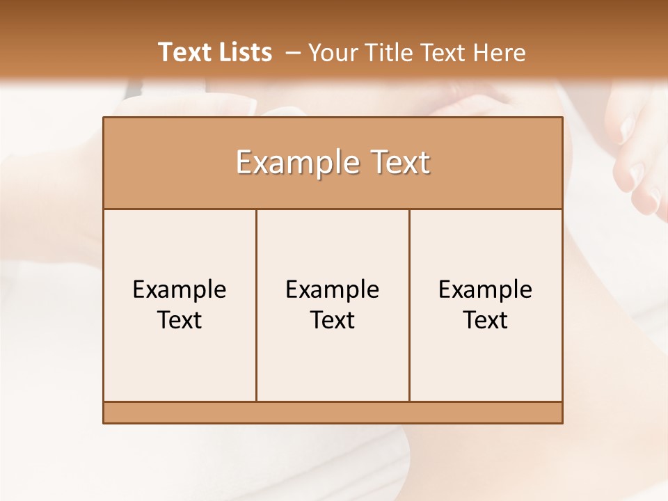 A Woman Getting A Facial Mask On Her Face PowerPoint Template