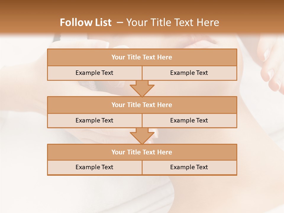 A Woman Getting A Facial Mask On Her Face PowerPoint Template