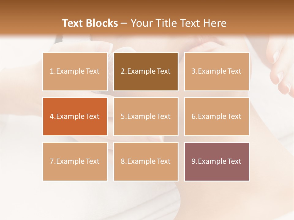 A Woman Getting A Facial Mask On Her Face PowerPoint Template