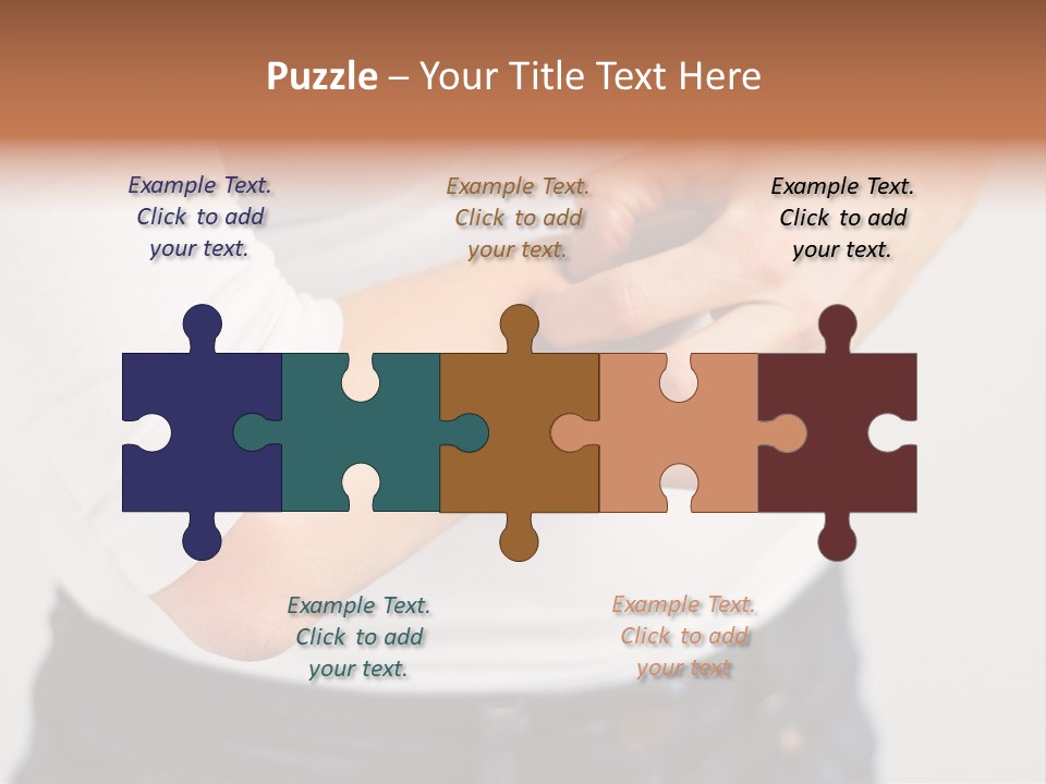 A Woman Holding Her Arm In Pain Powerpoint Presentation PowerPoint Template