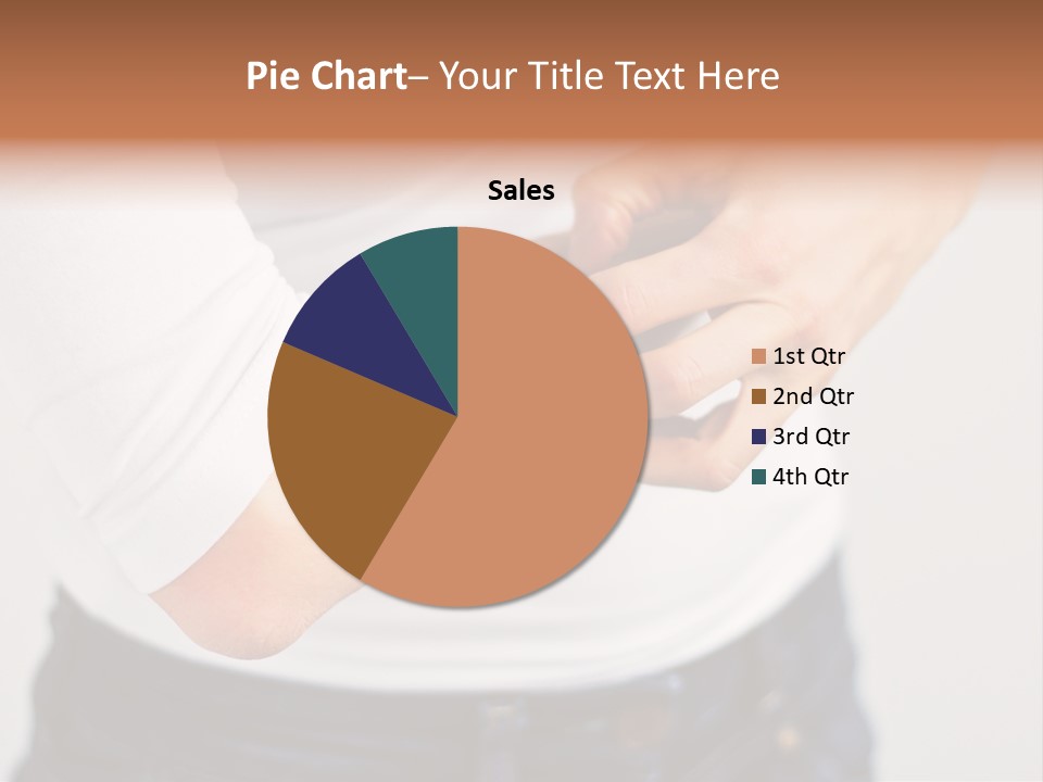 A Woman Holding Her Arm In Pain Powerpoint Presentation PowerPoint Template