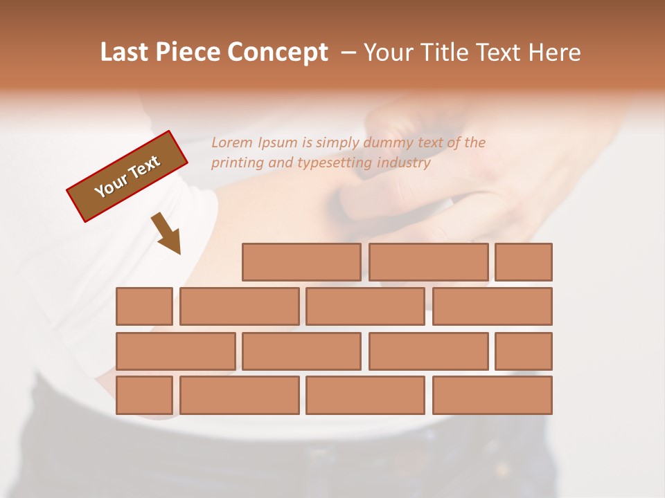 A Woman Holding Her Arm In Pain Powerpoint Presentation PowerPoint Template