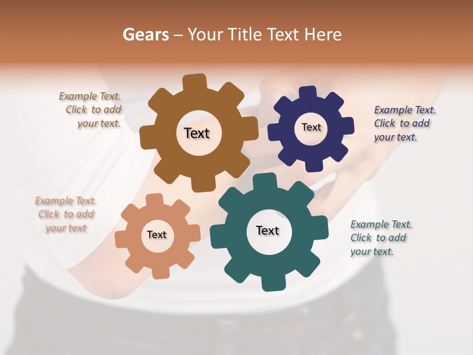 A Woman Holding Her Arm In Pain Powerpoint Presentation PowerPoint Template