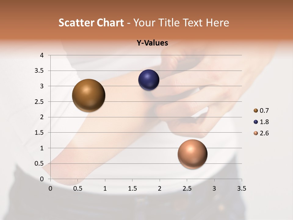 A Woman Holding Her Arm In Pain Powerpoint Presentation PowerPoint Template