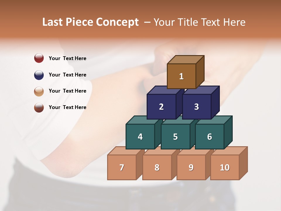 A Woman Holding Her Arm In Pain Powerpoint Presentation PowerPoint Template