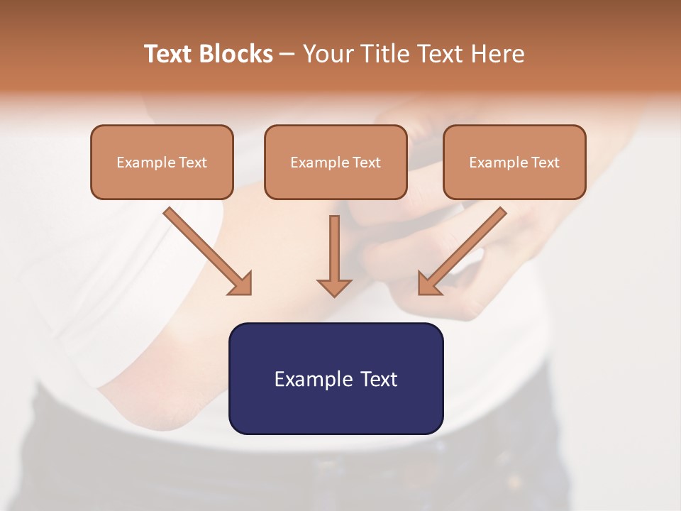 A Woman Holding Her Arm In Pain Powerpoint Presentation PowerPoint Template