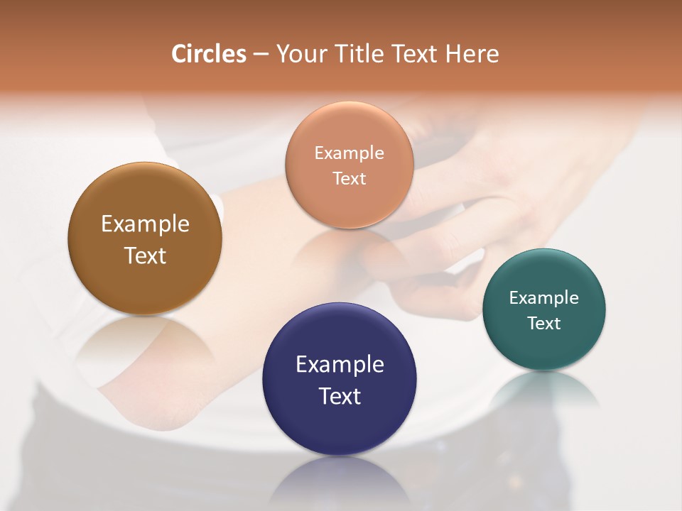 A Woman Holding Her Arm In Pain Powerpoint Presentation PowerPoint Template