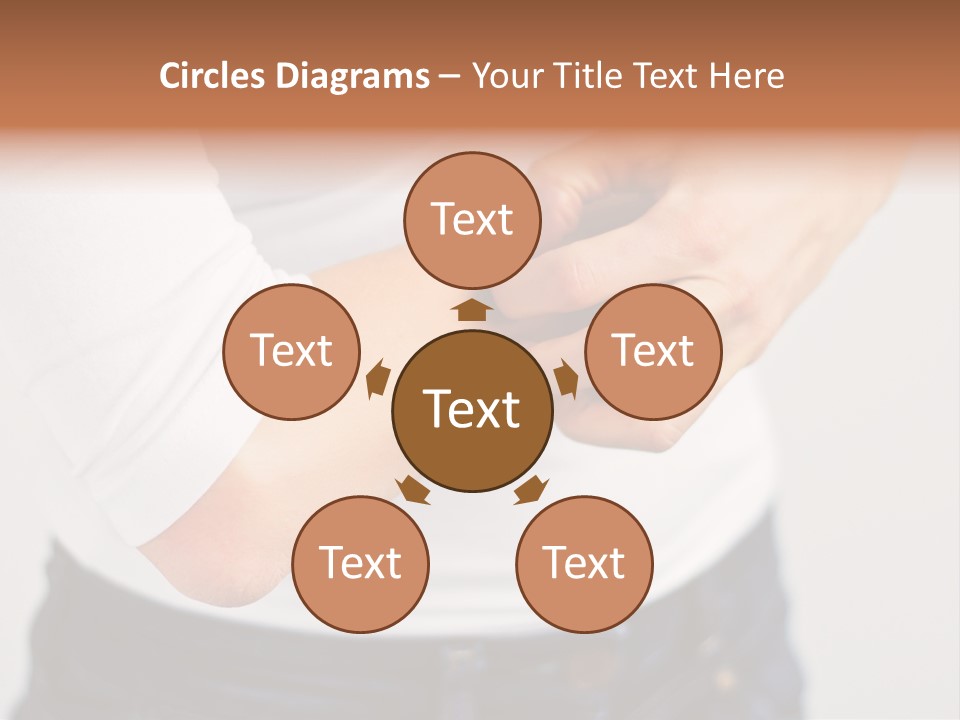 A Woman Holding Her Arm In Pain Powerpoint Presentation PowerPoint Template