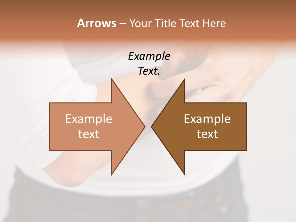 A Woman Holding Her Arm In Pain Powerpoint Presentation PowerPoint Template