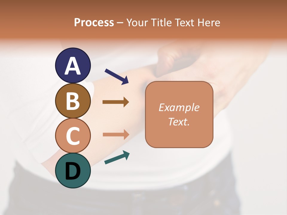 A Woman Holding Her Arm In Pain Powerpoint Presentation PowerPoint Template