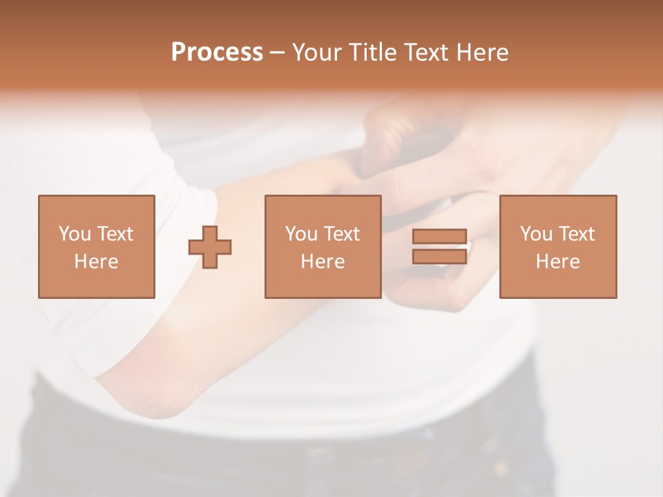 A Woman Holding Her Arm In Pain Powerpoint Presentation PowerPoint Template