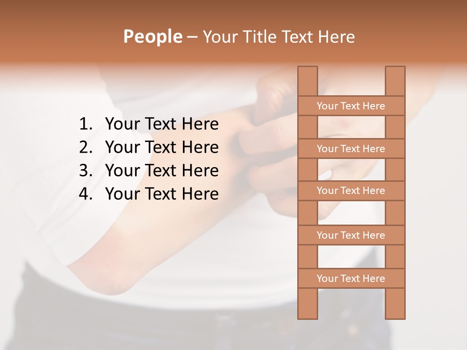 A Woman Holding Her Arm In Pain Powerpoint Presentation PowerPoint Template