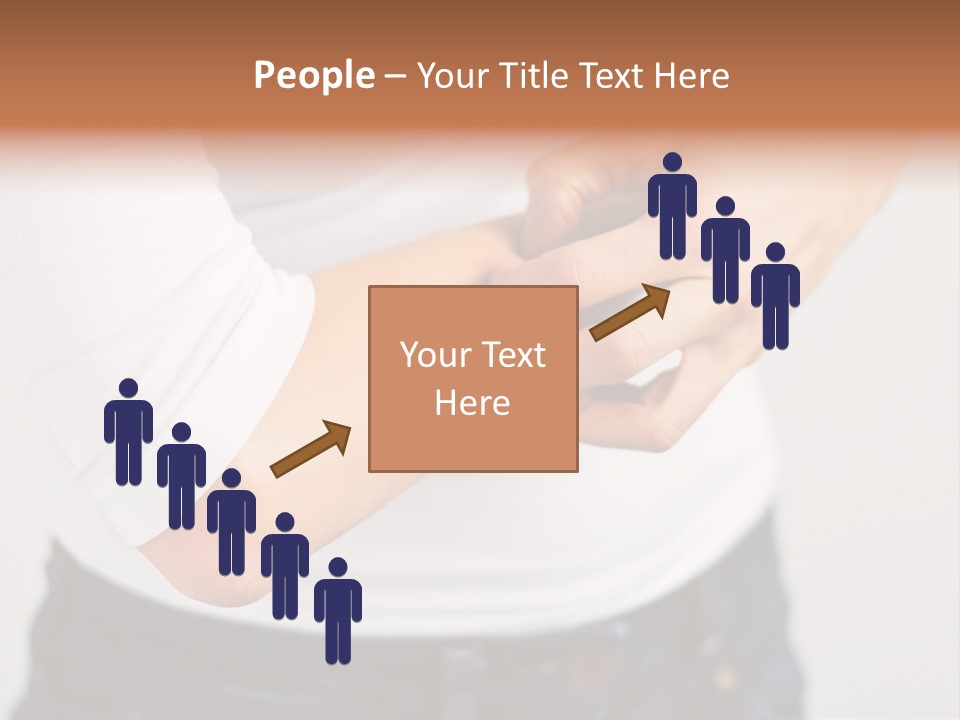 A Woman Holding Her Arm In Pain Powerpoint Presentation PowerPoint Template