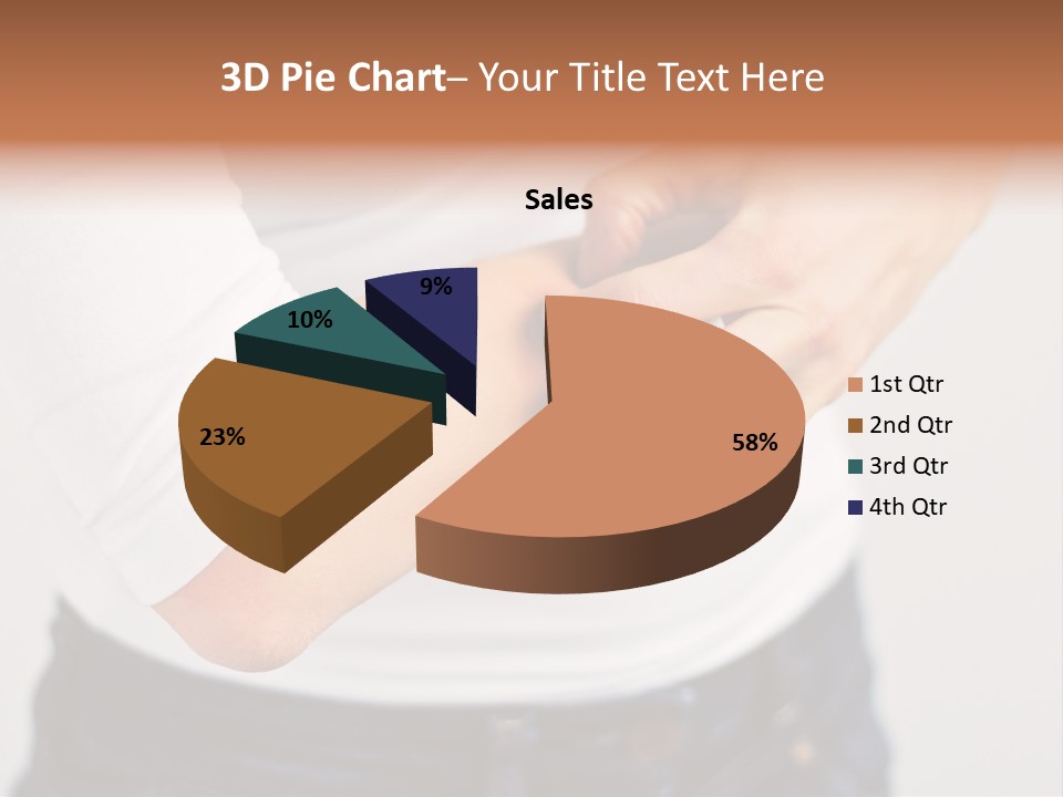 A Woman Holding Her Arm In Pain Powerpoint Presentation PowerPoint Template