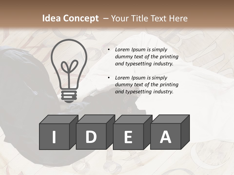 A Man And A Woman Laying On Top Of Each Other PowerPoint Template