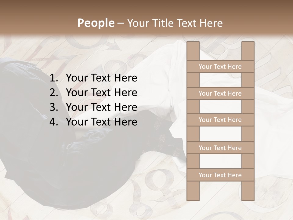 A Man And A Woman Laying On Top Of Each Other PowerPoint Template