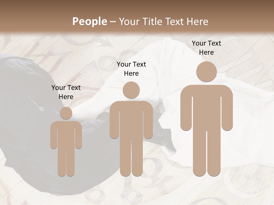 A Man And A Woman Laying On Top Of Each Other PowerPoint Template